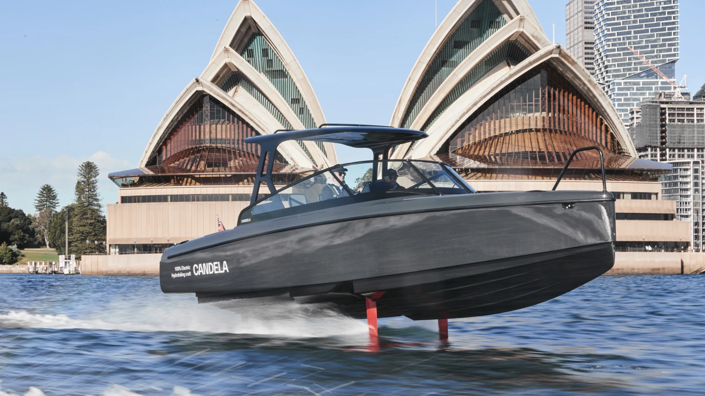 Hydrofoil electric boat off to a flying start in Australian waters: Australian Financial Review